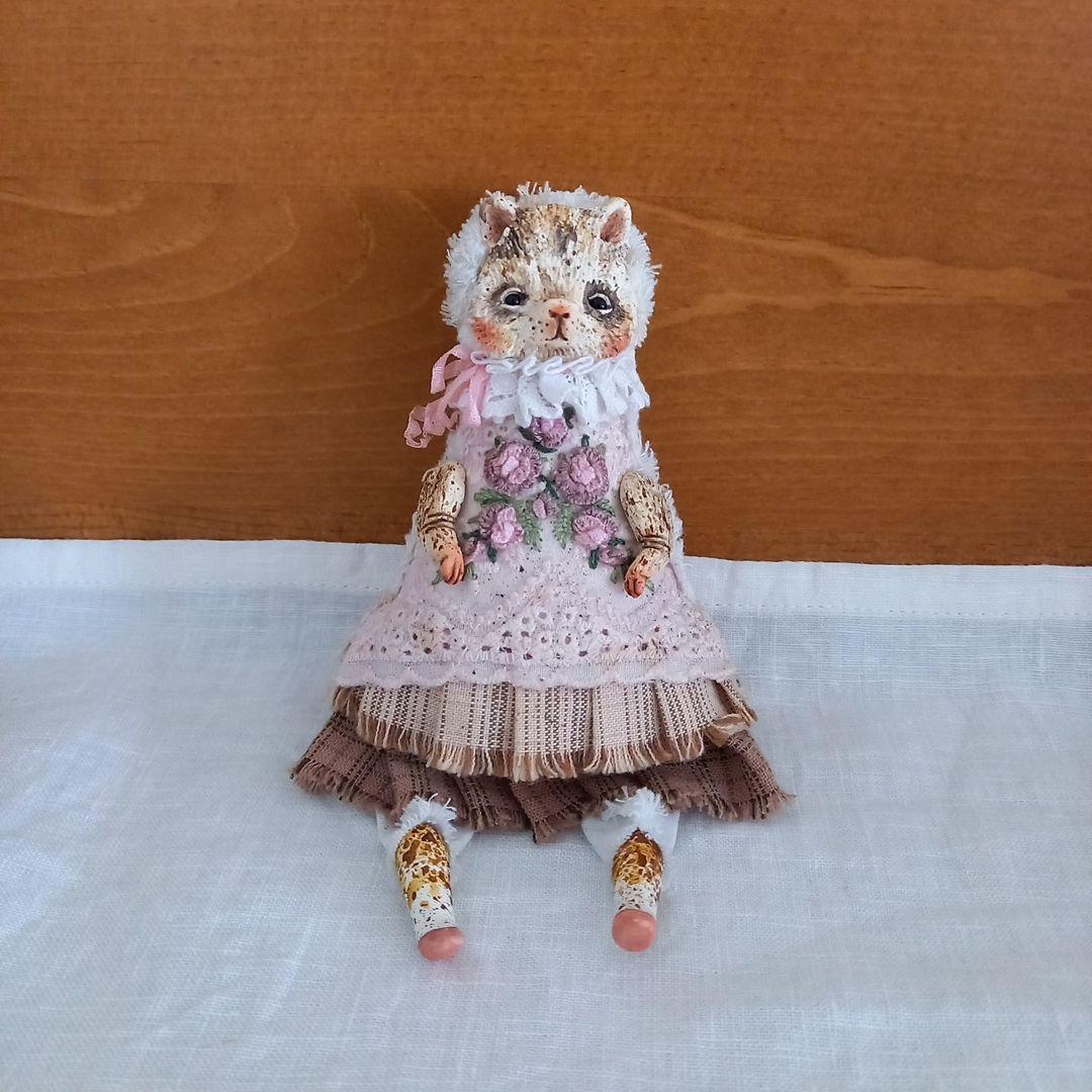 作家様　ぬいぐるみ　創作人形　猫