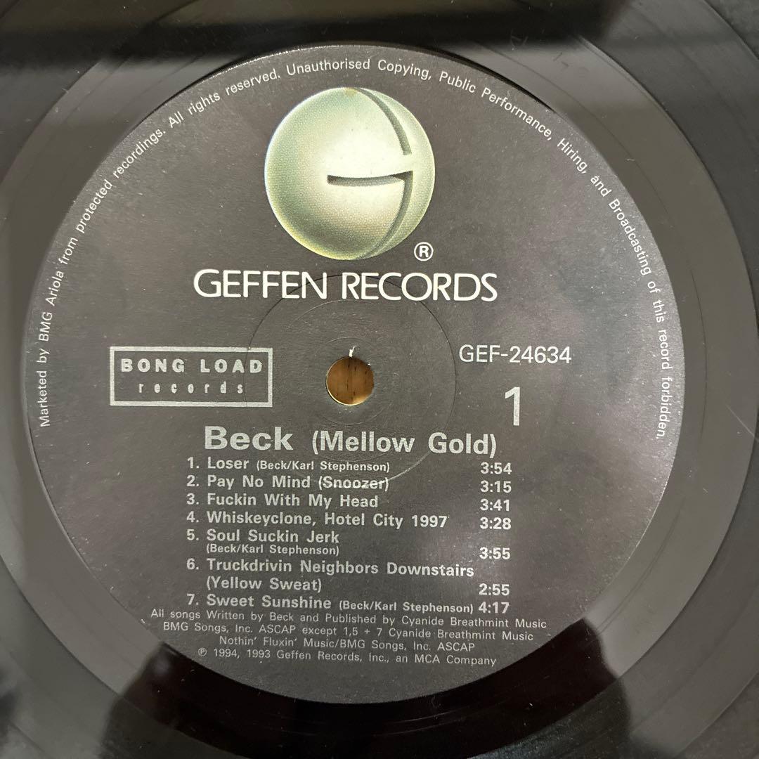 ベック 名盤 レコード メロウゴールド EUオリジナル盤