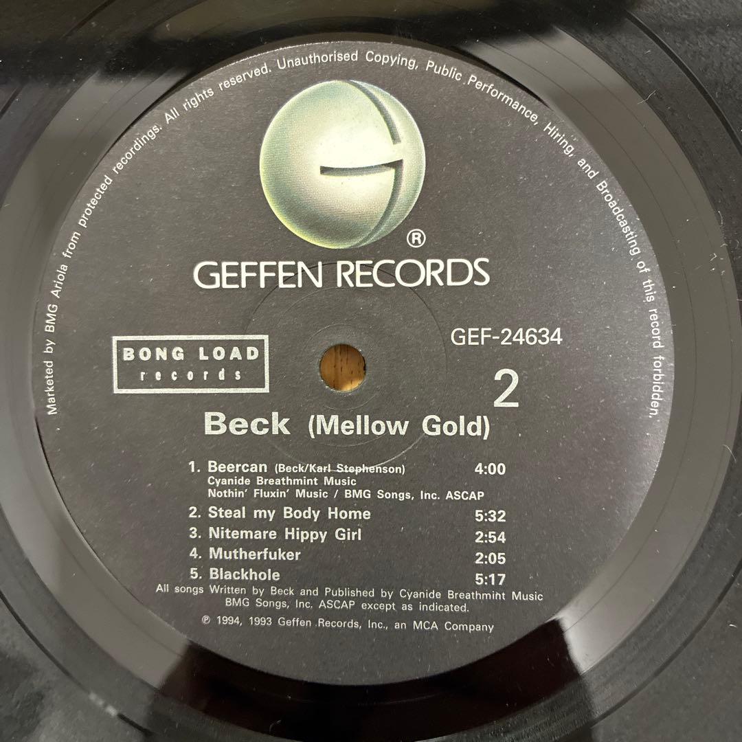 ベック 名盤 レコード メロウゴールド EUオリジナル盤